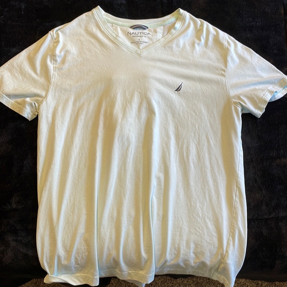 Nautica sea green (very very light green) short sleeve T shirt
